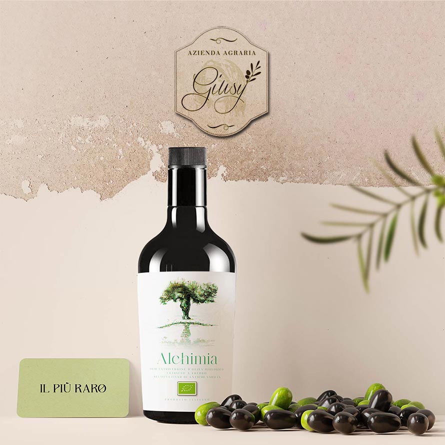 Alchimia olio extravergine-di-oliva-biologico di antiche varietà - Agraria Giusy
