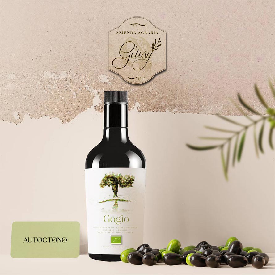 Gogio olio extravergine di oliva biologico monocultivar Dolce Agogia - Agraria Giusy